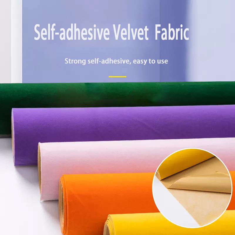 Velvet Jewelry Box - 粘着ベルベットフロッキングライナー,日曜大工のジュエリーギフトボックスのパッケージ,家具の改修,装飾生地