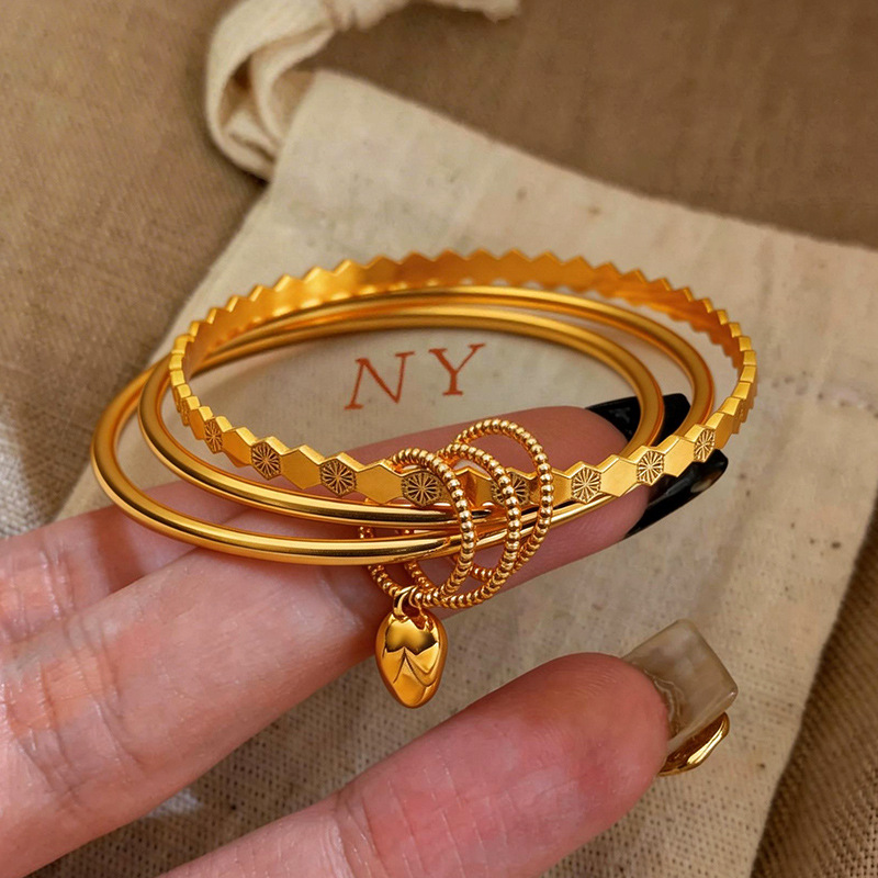 Luxury Lifestyle Beauty - ゴールドショップ 同スタイル 9999 24K 本物のゴールド レディース