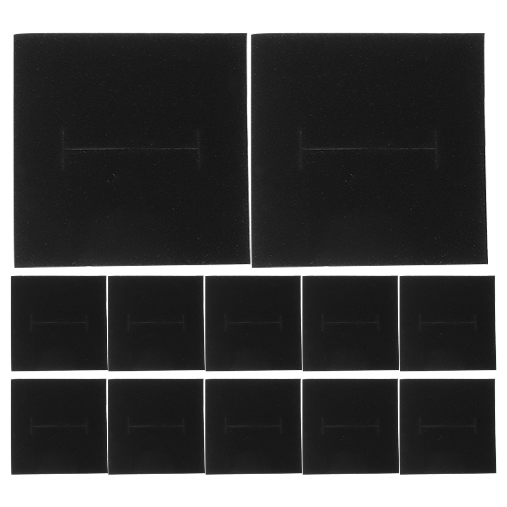Velvet Jewelry Box - 30 個の泡ジュエリーボックスインサートリングボックス泡パッドジュエリーボックスライナージュエリーベルベットパッドジュエリー保護パッドジュエリーボックス