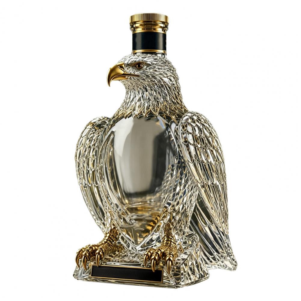 Glass Decanter Whiskey - ヴァルチャーデザインデカンタ イーグルウイスキーグラスデカンタ 350ml ユニークなイーグル型ボトル バーボンワイン用 エレガントなホームバー