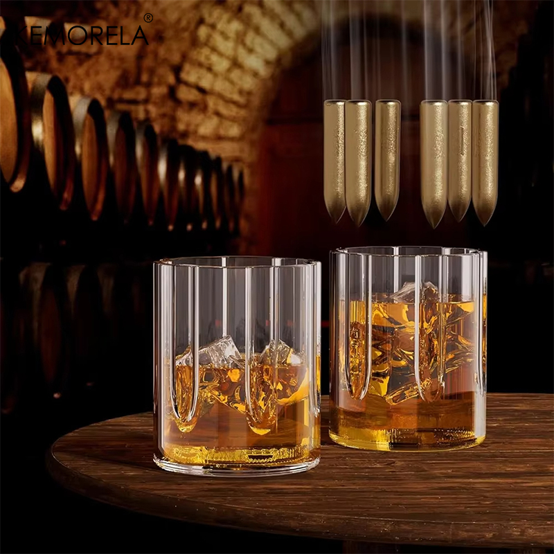 Kemorela-リボルバーガラスデカンター,ウイスキーグラ - Glass Decanter Whiskey のレビューと価格