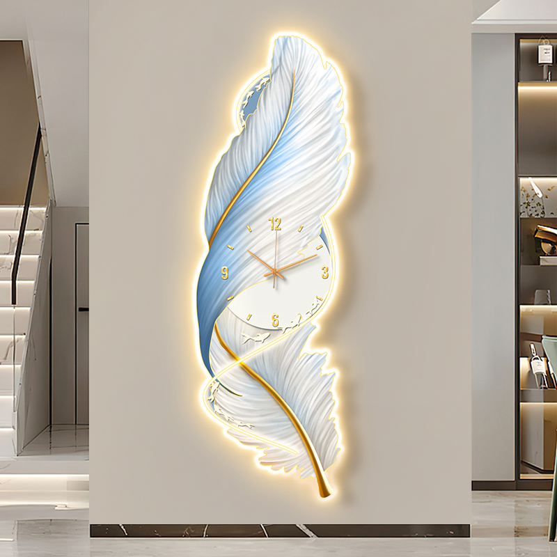 ビッグサイズアート壁画時計壁寝室シンプルなデザインの高級クリ - Luxury Lifestyle Furniture のレビューと価格