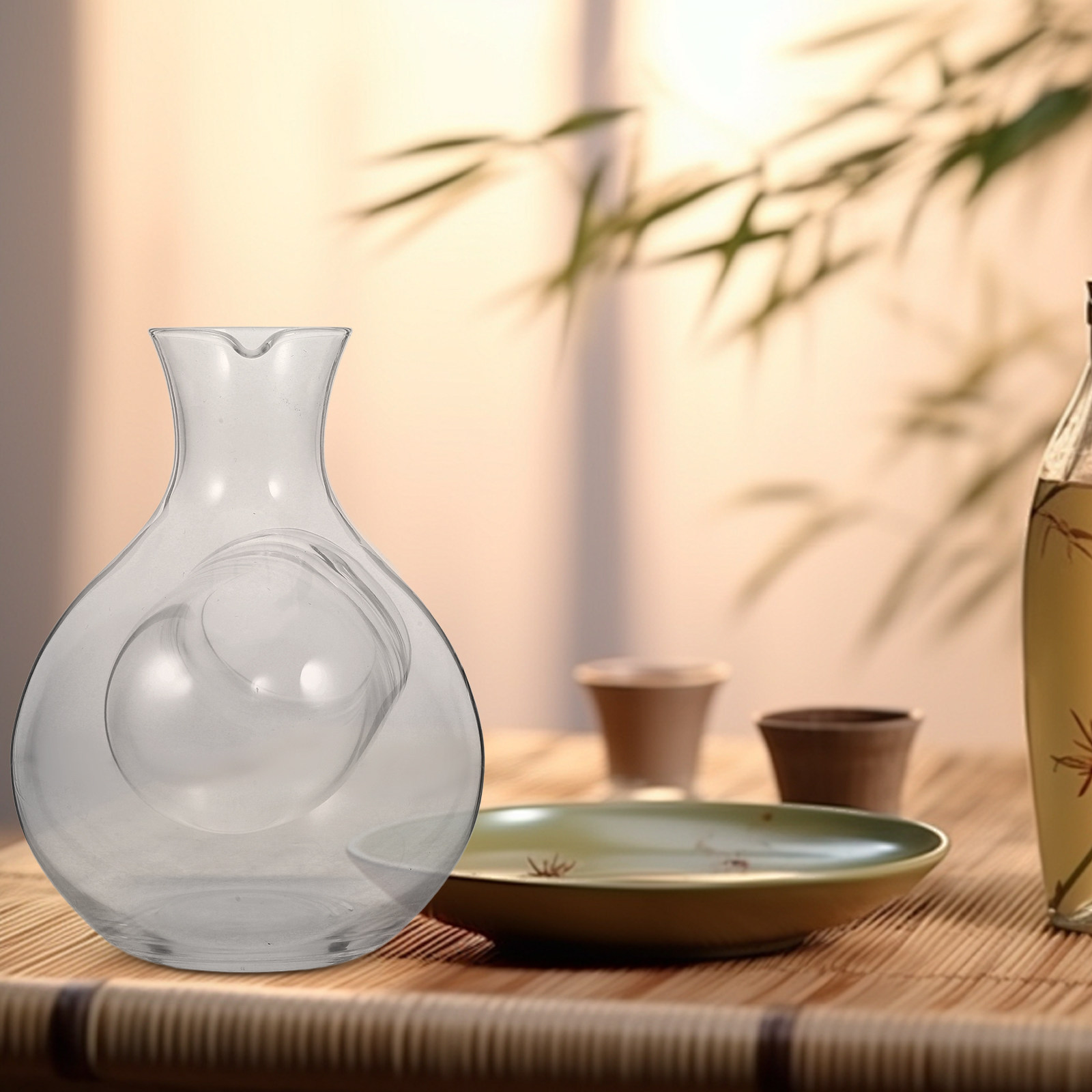 ワインデキャンタ ガラス製クリアデキャンタボトル ウイスキー - Glass Decanter Whiskey のレビューと価格