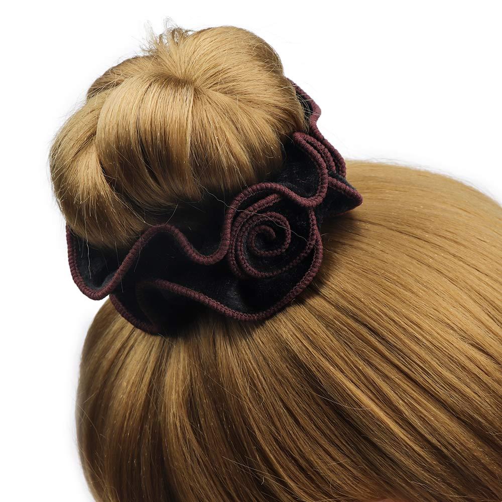 伸縮性のあるベルベットのポニーテールホルダーとロープのヘアリ - Velvet Jewelry Box のレビューと価格