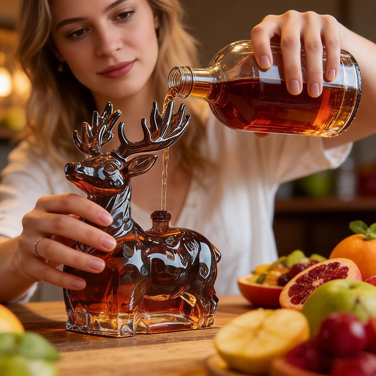 アルコール用デカンタ面白い鹿ガラスホームデコレーショントナカ - Glass Decanter Whiskey のレビューと価格