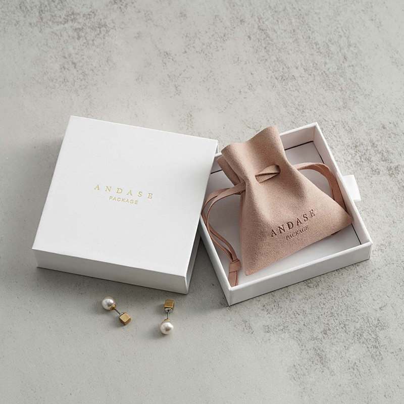 パーソナライズされたロゴ付きの段ボール箱,ポーチ,ストラップ - Velvet Jewelry Box のレビューと価格