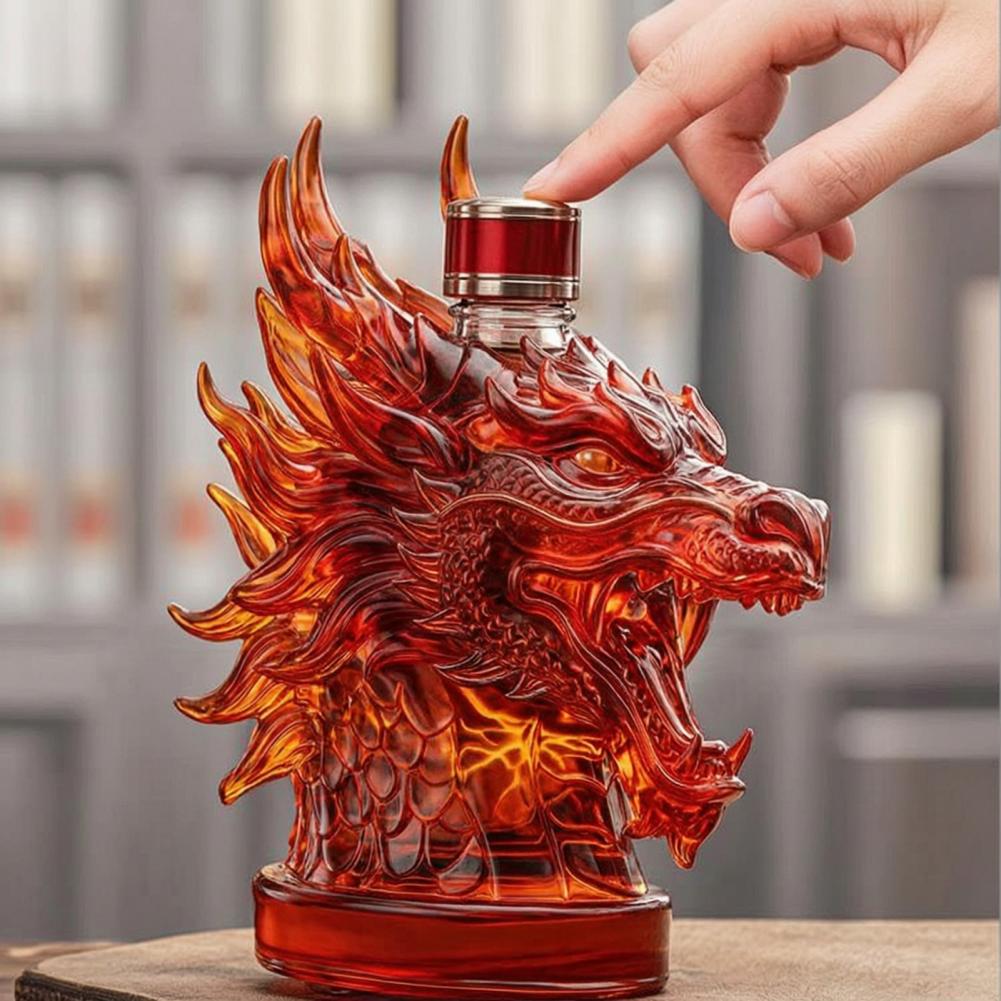 ガラス製鳥型ワインボトル 3Dウイスキーデカンタ ガラスボト - Glass Decanter Whiskey のレビューと価格