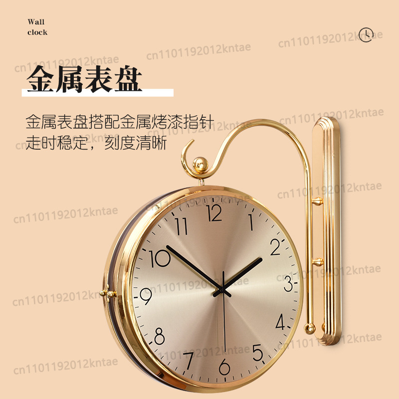 高級両面クリエイティブデザイン時計振り子アートファッションモ - Luxury Lifestyle Furniture のレビューと価格