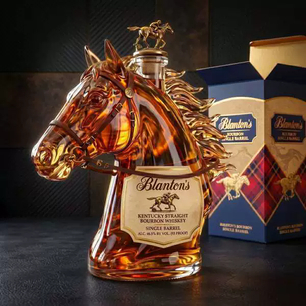 350ml馬型ガラス製ウイスキーデカンター、クリエイティブな - Glass Decanter Whiskey のレビューと価格