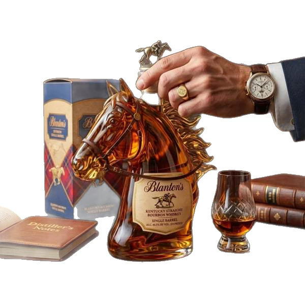 350ml馬型ガラス製ウイスキーデカンター、クリエイティブな - Glass Decanter Whiskey のレビューと価格